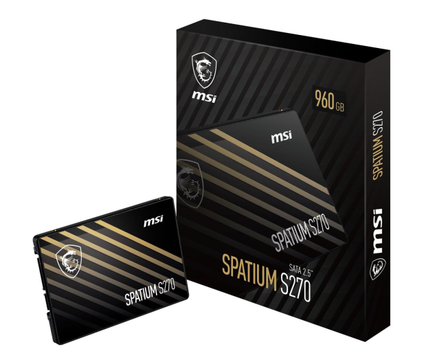 MSI SPATIUM S270 SATA 2.5” 960GB S78-440P130-P83 - 1148049 - zdjęcie 2